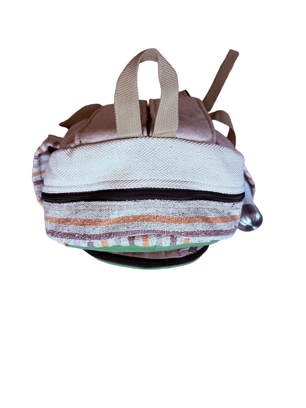 Hemp Backpack, Eco Friendly Handmade Rucksack, Sustainable Travel Bag, Unisex Everyday Pack