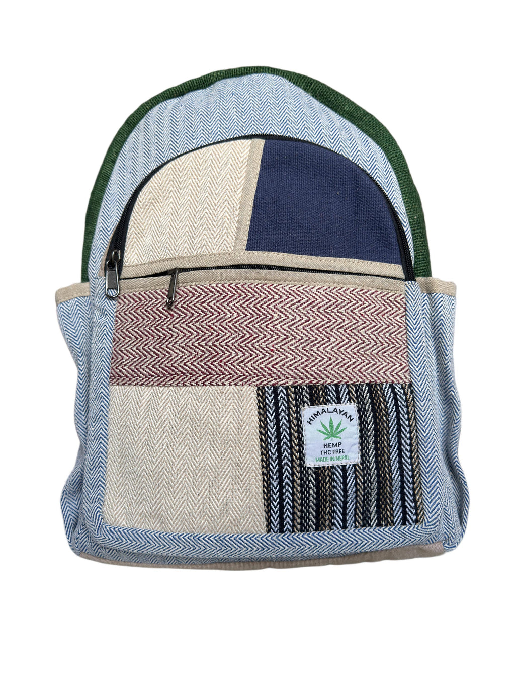 Hemp Backpack, Eco Friendly Handmade Rucksack, Sustainable Travel Bag, Unisex Everyday Pack