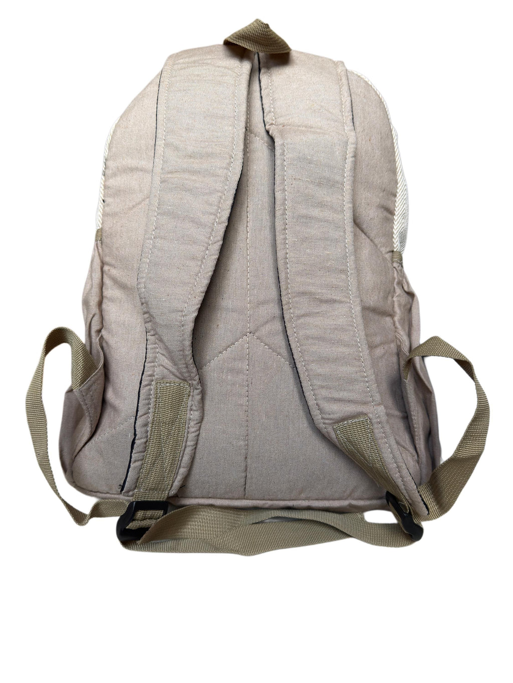 Hemp Backpack, Eco Friendly Handmade Rucksack, Sustainable Travel Bag, Unisex Everyday Pack