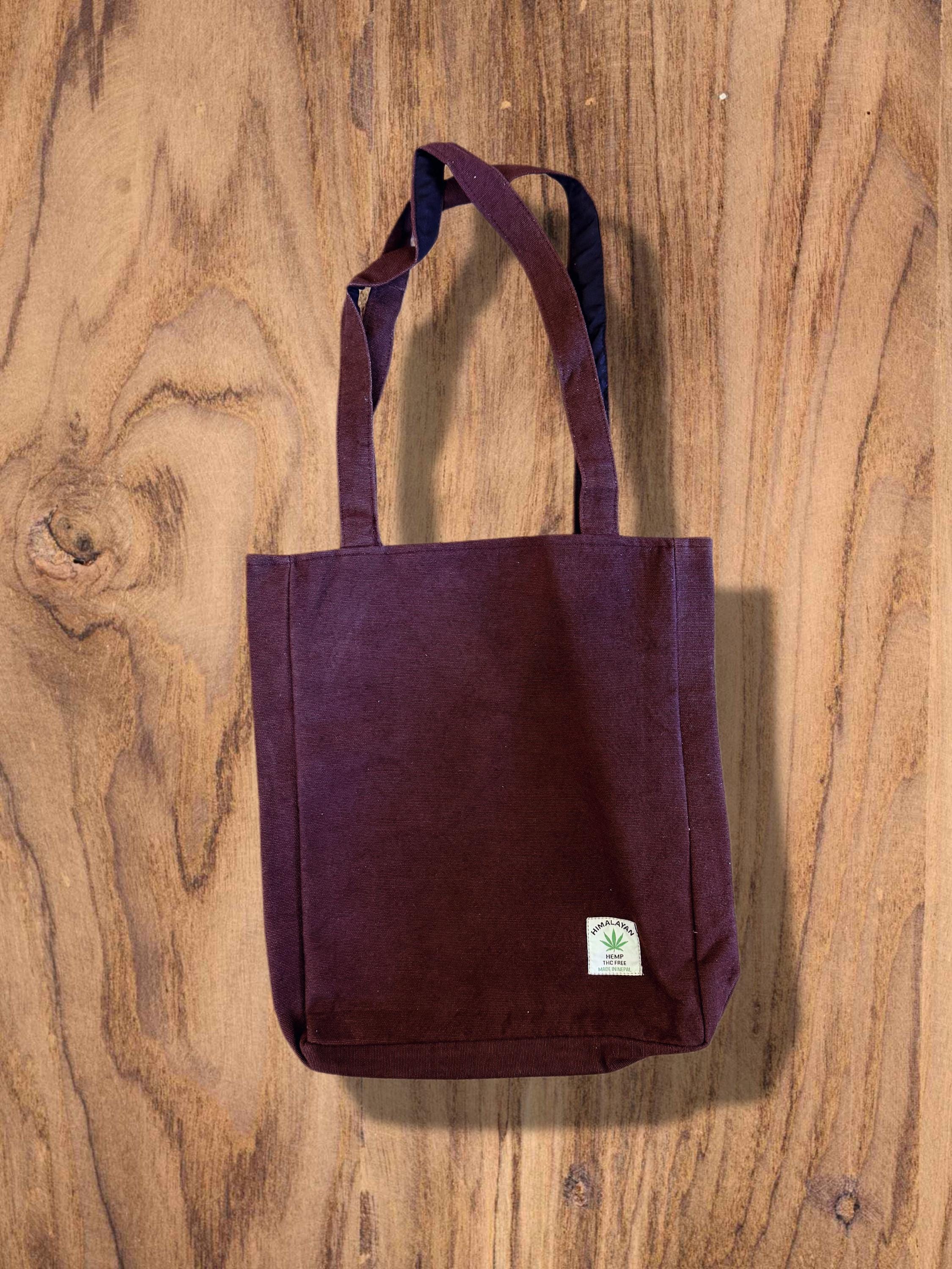 Eco Friendly Hemp Tote, Durable Reusable Grocery & Market Bag, Lightweight Daily Carry, Handmade