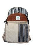 Hemp Backpack, Eco Friendly Handmade Rucksack, Sustainable Travel Bag, Unisex Everyday Pack
