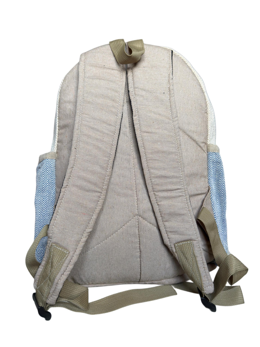 Hemp Backpack, Eco Friendly Handmade Rucksack, Sustainable Travel Bag, Unisex Everyday Pack