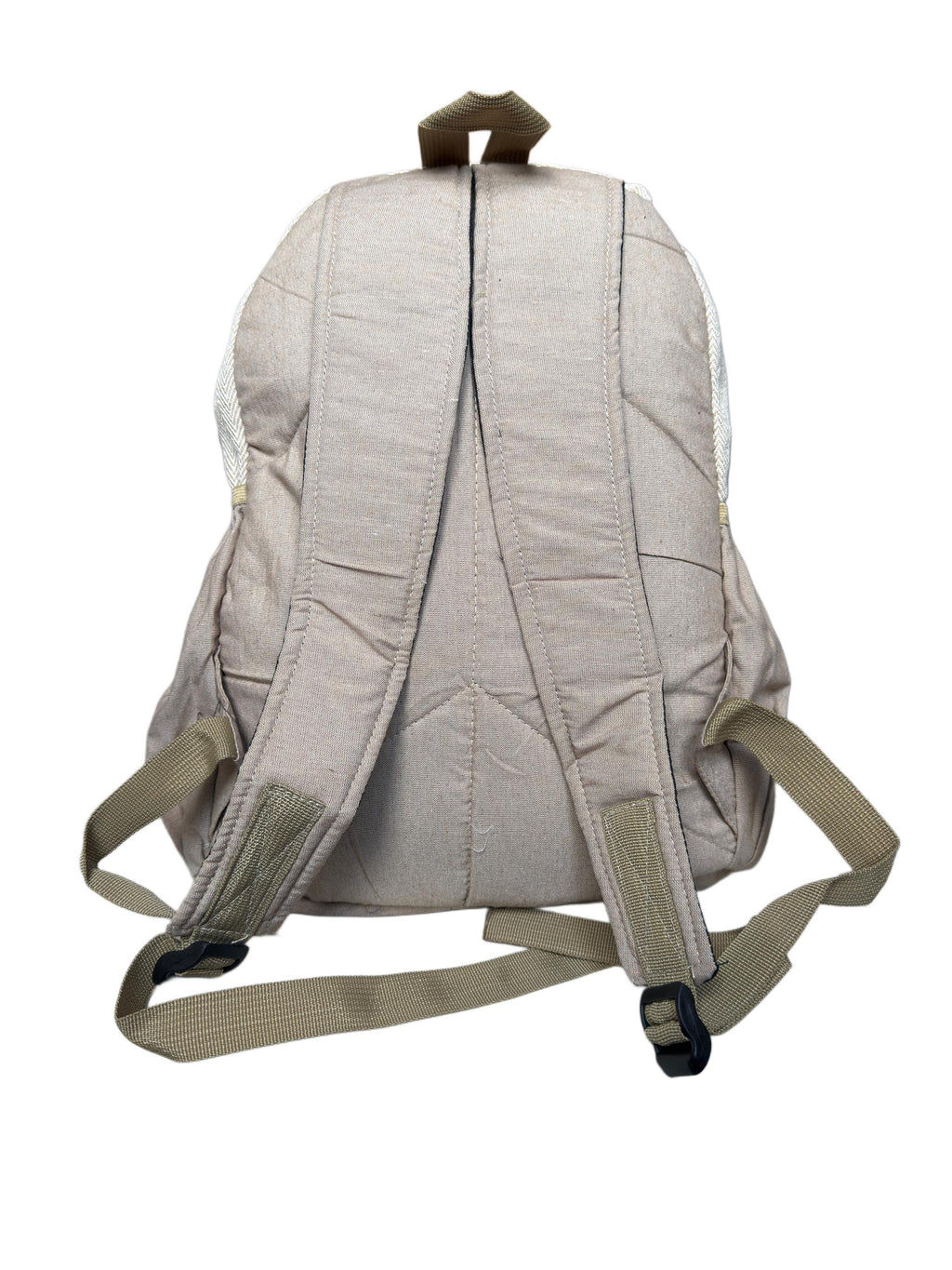 Hemp Backpack, Eco Friendly Handmade Rucksack, Sustainable Travel Bag, Unisex Everyday Pack