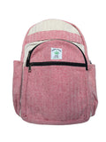 Hemp Backpack, Eco Friendly Handmade Rucksack, Sustainable Travel Bag, Unisex Everyday Pack