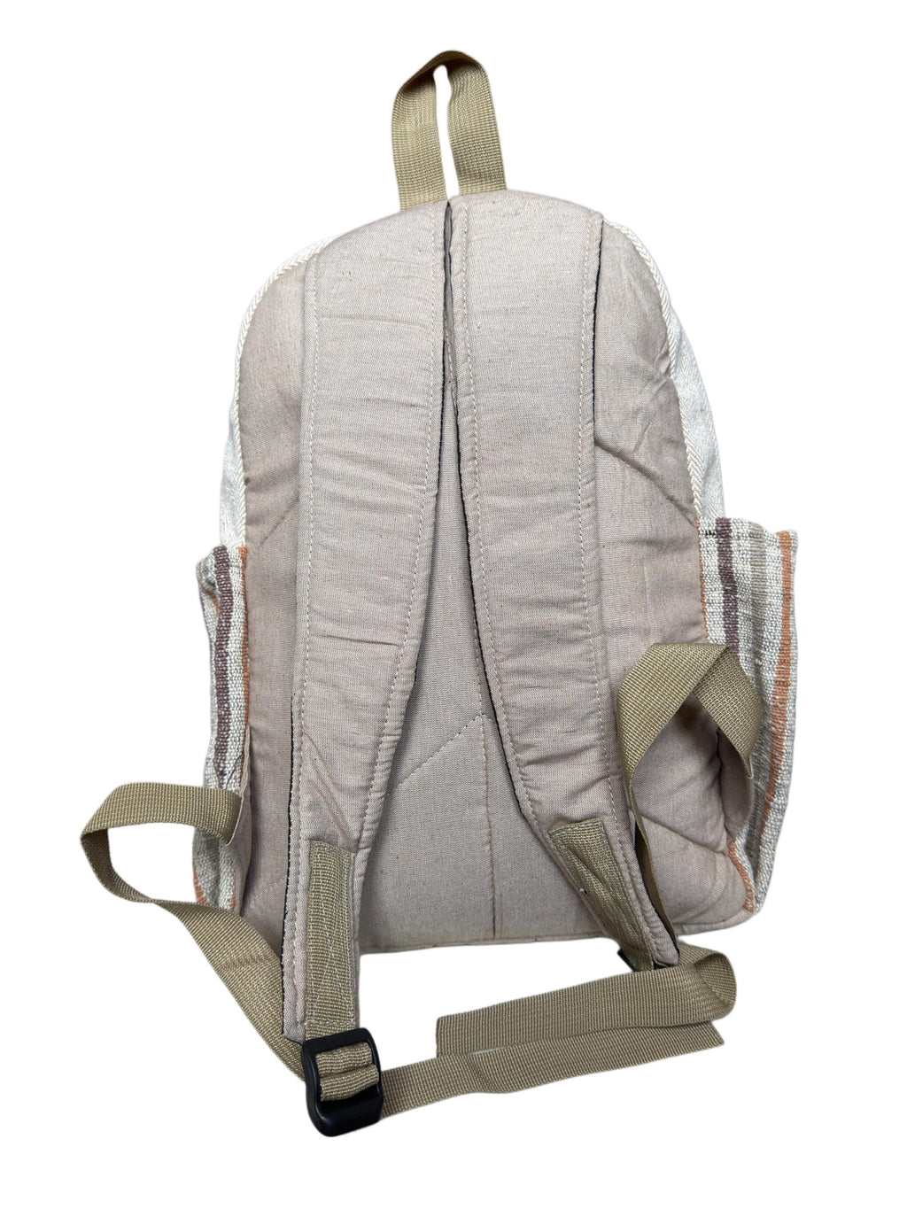 Hemp Backpack, Eco Friendly Handmade Rucksack, Sustainable Travel Bag, Unisex Everyday Pack